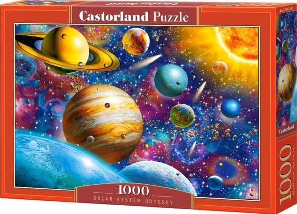 Castorland Solar System Odyssey 1000 pcs, 1000 styck, Rymden, 9 År