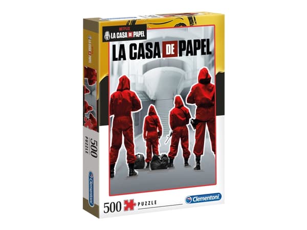 Clementoni La Casa De Papel, 500 kpl, Televisio/Elokuvat, 10 vuosi/vuosia