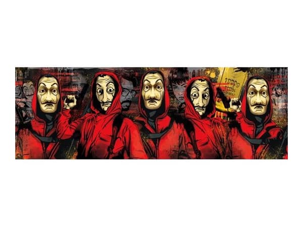 Clementoni Panorama - Money Heist (La Casa de Papel) - puslespill - 1000 deler