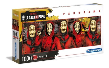 Clementoni Panorama - Money Heist (La Casa de Papel) - puslespill - 1000 deler