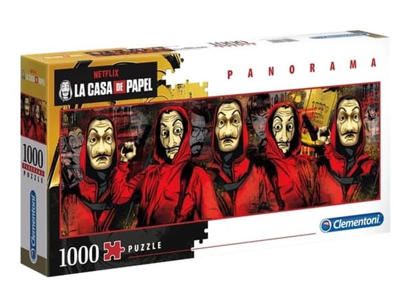Clementoni Panorama - Money Heist (La Casa de Papel) - puslespill - 1000 deler