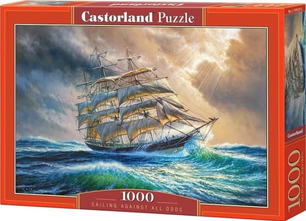 Castorland Sailing Against All Odds 1000 pcs, 1000 kpl, Laivat, 9 vuosi/vuosia