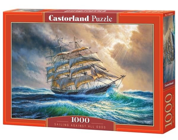 Castorland Sailing Against All Odds 1000 pcs, 1000 kpl, Laivat, 9 vuosi/vuosia