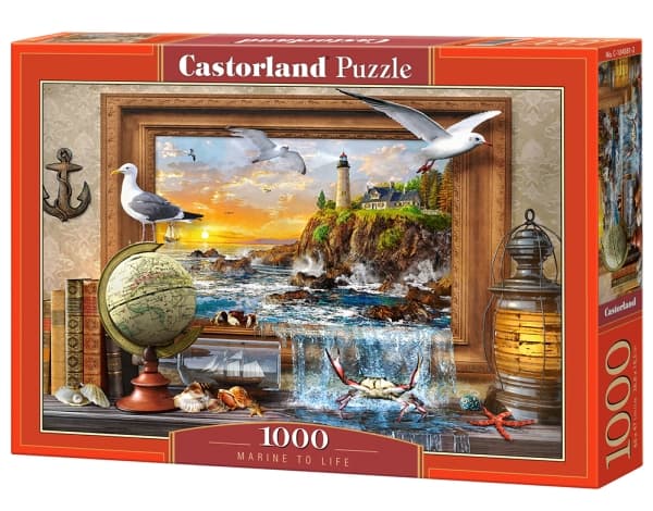Castorland Marine to Life 1000 pcs, 1000 stykker, Kunst, 9 år