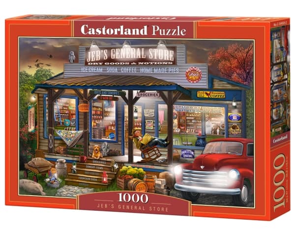 Castorland Jeb''s General Store 1000 pcs, 1000 kpl, Rakennukset, 9 vuosi/vuosia