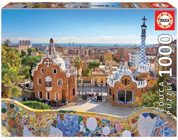 Educa 1000 Barcelona Näkymä Güell-puistosta