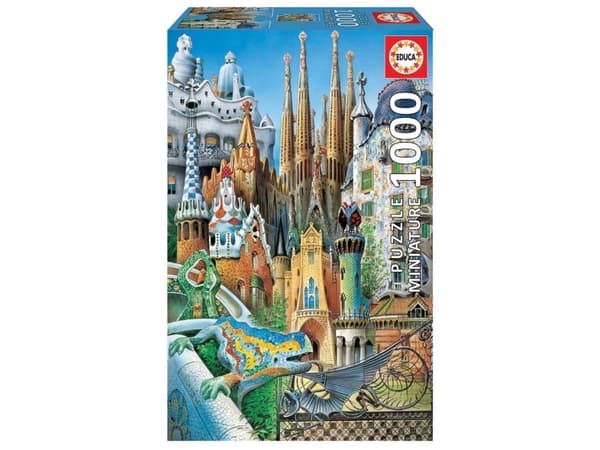 Educa 1000 Gaudin kollaasi miniatyyri