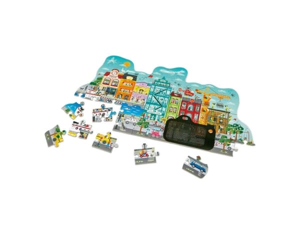 Hape animated city puzzle