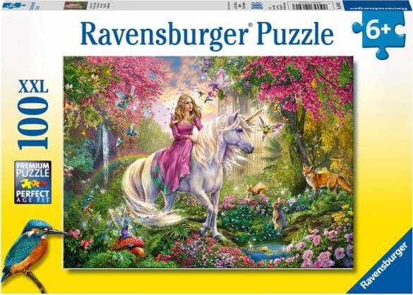 Ravensburger Unicorn, 100 stykker, Fantasi, 6 år