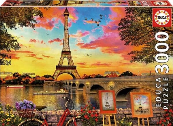 Educa Puzzle 3 000 pieces Sunset in Paris