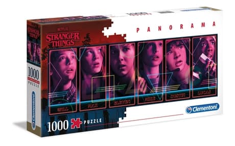 Clementoni Panorama - Stranger Things - puslespill - 1000 deler