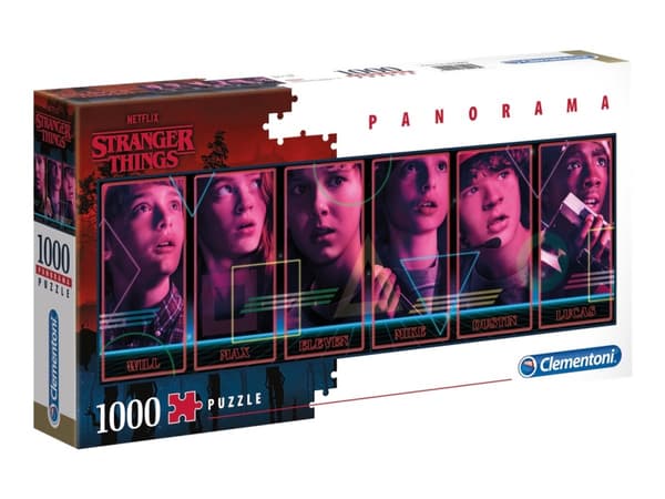 Clementoni Panorama - Stranger Things - puslespill - 1000 deler