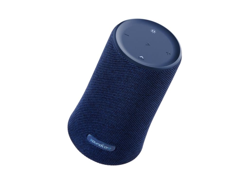 Soundcore Soundcore Flare, Koblet med ledninger (ikke trådløs), Blå, Cylinder, Knapper, Vannbestandig, IPX7
