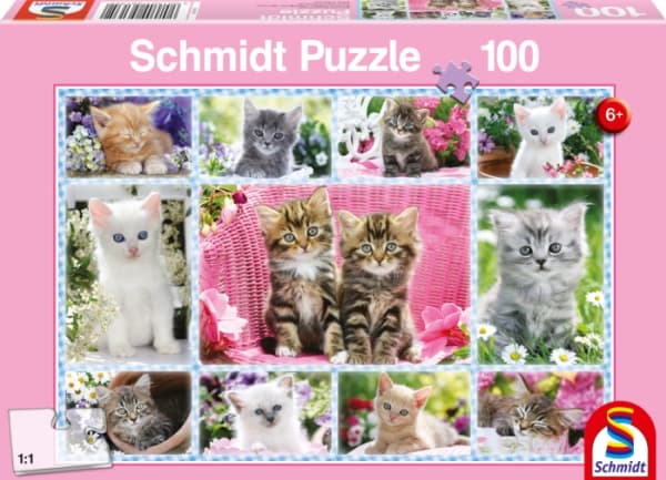 Schmidt Spiele 56135, 100 stykker, Fauna, 6 år