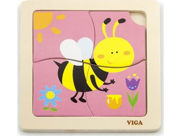 Viga Viga 50138 Pussel på en matta - ett bi