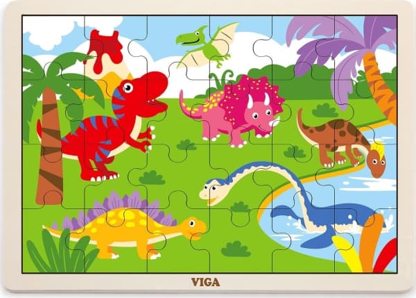 Viga Viga 51460 Palapeli matolla 24 elementtiä - dinosaurukset