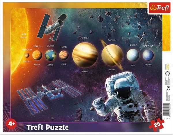Trefl Frame Puzzle 25 Aurinkokunta TREFL