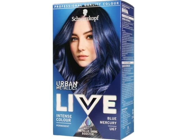 Schwarzkopf Schwarzkopf Live Color cream Urban Metallics No. U67 Blue Mercury 1op.
