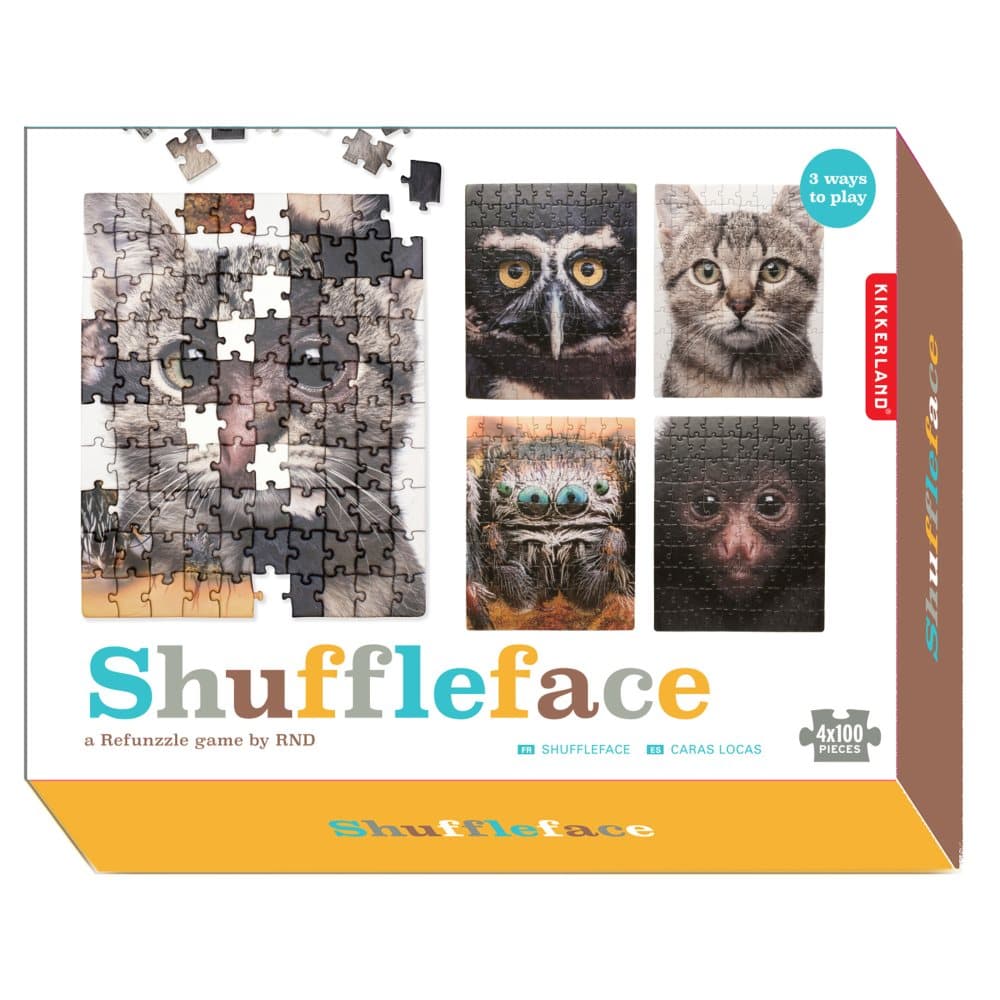 Shuffleface, Pussel, 4x100 bitar