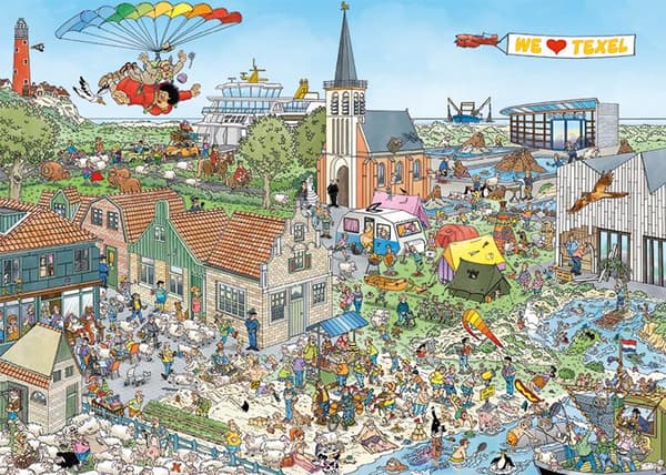 Jan Van Haasteren Island Retreat Puzzle 1000 pcs 20036