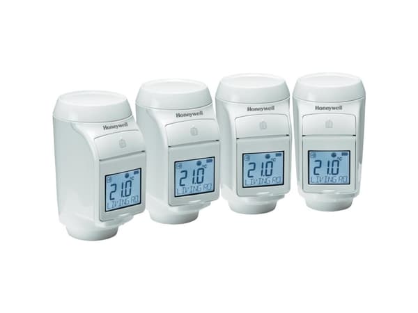 Honeywell evohome THR092HRT - Lämmityksen ohjaus - langaton - 868 MHz (4 kpl)