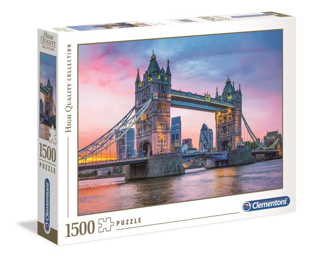 Tower Bridge Sunset Puslespill 1500 biter Clementoni