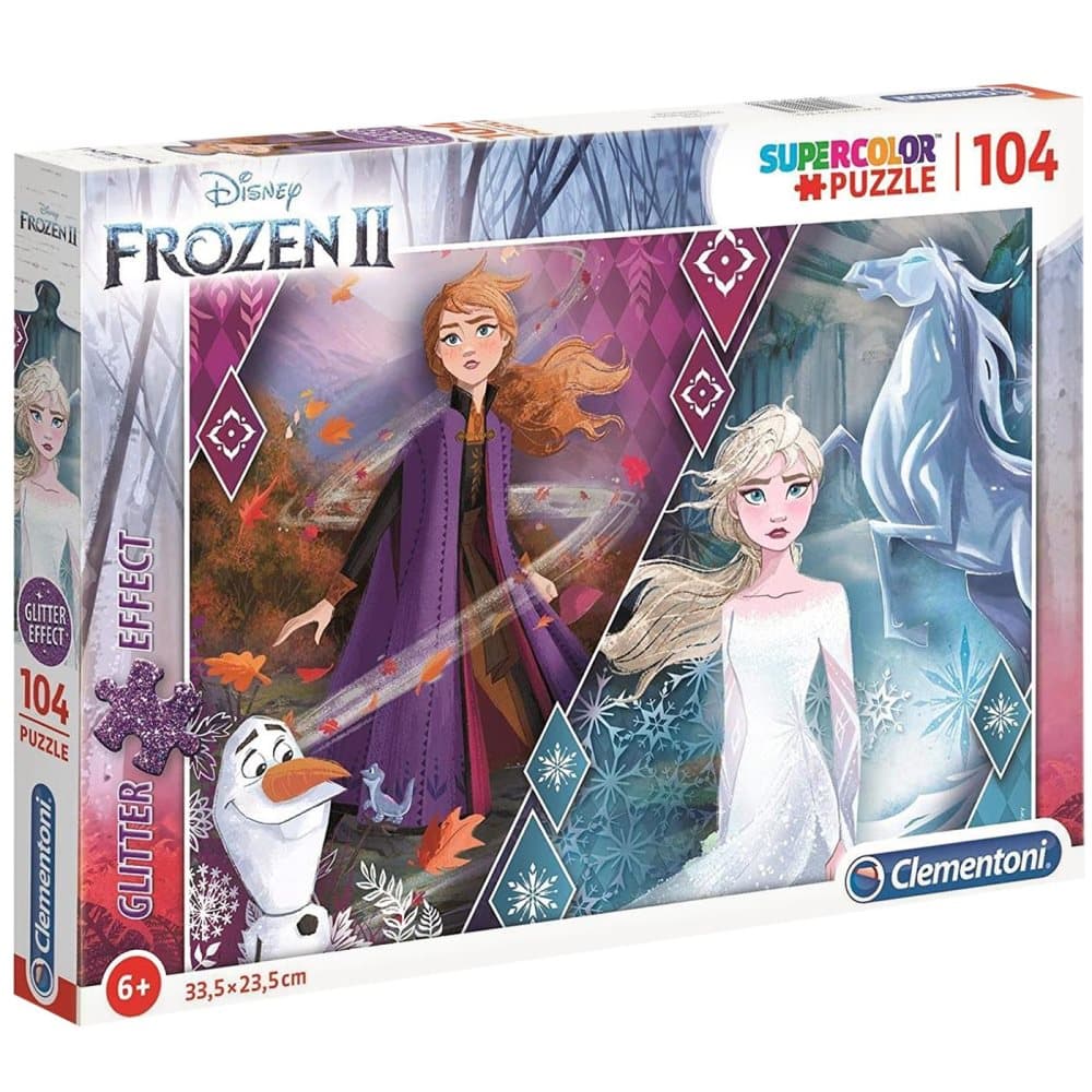 Frozen 2, Palapeli - Kimallusefekti - 104 Kappaletta