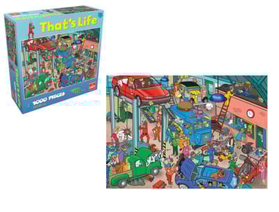 That's Life - Garage 1000pcs Pussel Garage