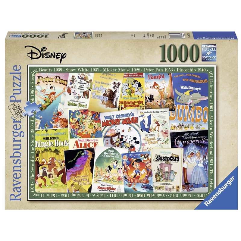 Ravensburger Disney Vintage Movie Post Puss