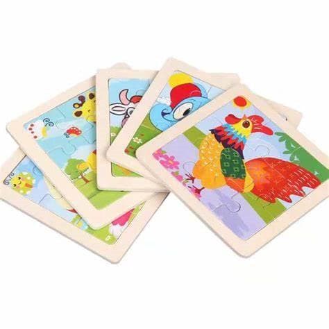 Träpussel (4-pack)