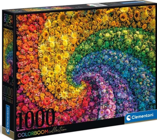Clementoni ColorBoom - Whirl - puslespill - 1000 deler