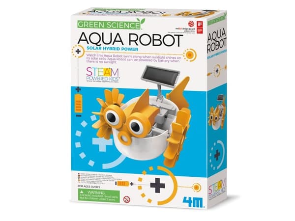 4M Aqua Robot, Robot, Ingeniørvitenskap, 5 år, Grå, Gult