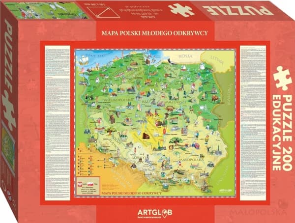 Artglob Puzzle 200 - Nuoren tutkimusmatkailijan Puola
