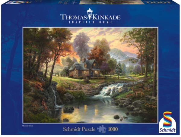 Schmidt Spiele Mountain Retreat, 1000 styck, Liggande