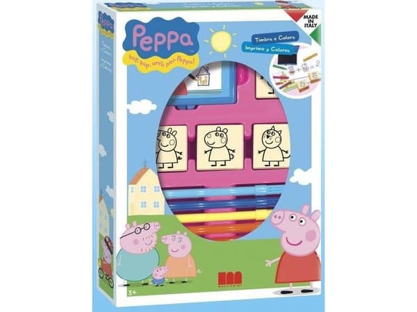 POSTIMERKKEJÄ 4 KPL PEPPA PIG (4 POSTIMERKKIÄ, 7 KYNÄÄ)