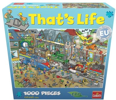 That's life - Train Stat 1000pcs- Tågstation pussel