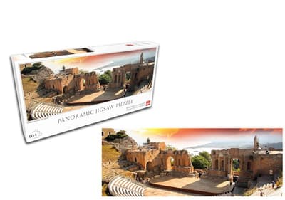 Puzzle Taormina Theatre 504pcs- Panorama Pussel