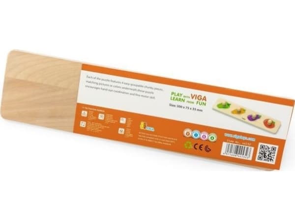 Viga Toys Viga 44532 The first puzzle with handles - vegetables