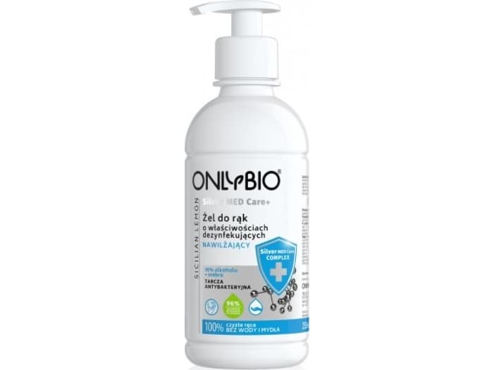 Only Bio ONLYBIO_Silver Med Care + moisturizing hand gel with disinfecting properties 250ml