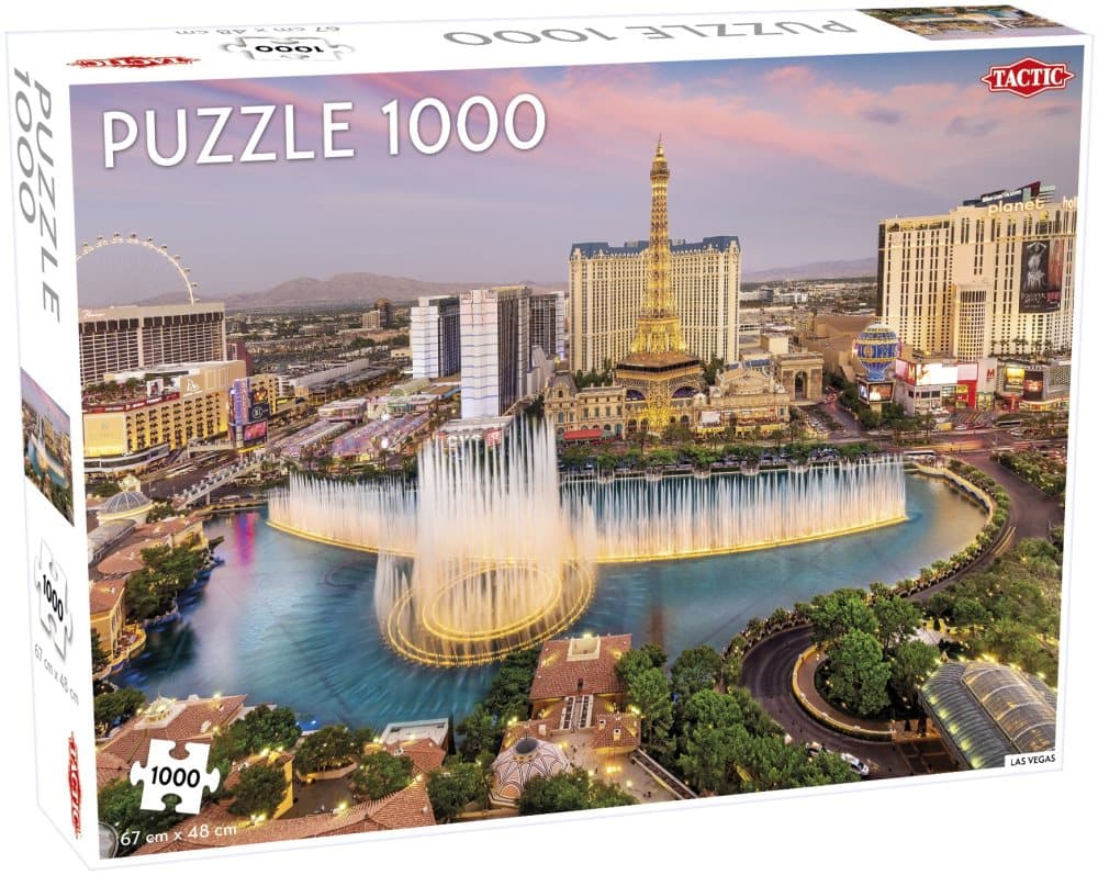 Las Vegas, Pussel, 1000 bitar, Tactic