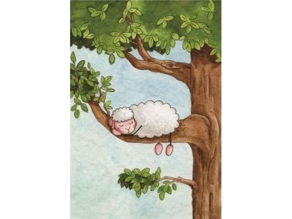 Sharon A postcard with a coloring page - You alone, Lord