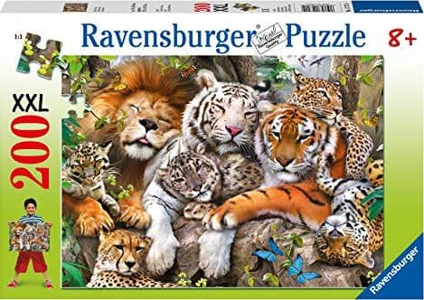 Ravensburger Big Cat Nap, 200 kpl, Eläimet, 8 vuosi/vuosia