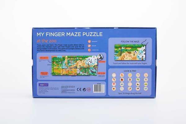 At the Zoo - Kreativt magnetisk puslespil fra mierEdu