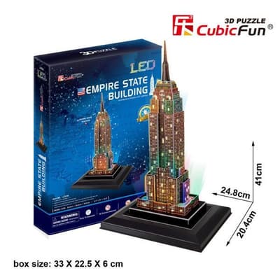 Puzzle 3D LED Empire State Builiding 20503. DANTE p.12/cena za 1szt.