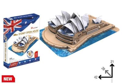 Puzzle 3D duży zestaw Katedra Opera w Sydney MC217H 20217 DANTE