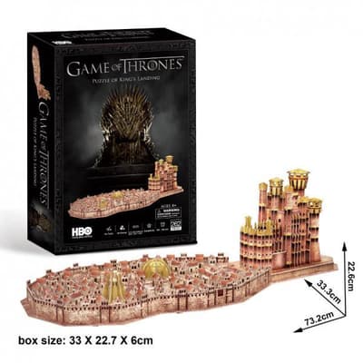 Puzzle 3D Gra o Tron 0987