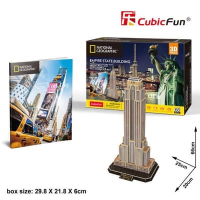 Puzzle 3D 66el Empire State Building. National Geografic DS0977