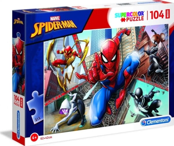 Clementoni Marvel Spider-Man, 104 styck, Serietidning, 4 År