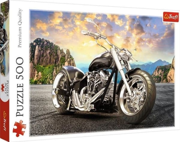 Trefl Black motorcycle, 500 stykker, Idretter, 10 år