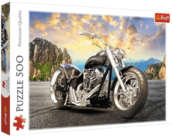 Trefl Black motorcycle, 500 stykker, Idretter, 10 år